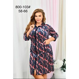 Фотография Халат женский 800-103 navy р.58-66 "Fili Wear" недорого оптом от прямого поставщика