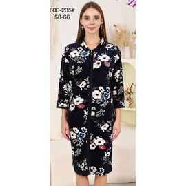 Фотография Халат женский 800-235 navy р.58-66 "Fili Wear" недорого оптом от прямого поставщика