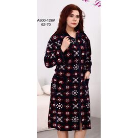 Фотография Халат женский A800-125 navy р.62-70 "Fili Wear" недорого оптом от прямого поставщика