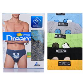 Фотография Трусы мужские E606-1 mix (08800) р.L-3XL "Obuv OK2" недорого оптом от прямого поставщика