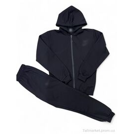 Спортивний костюм чоловічий Весна/осінь 250N чорний (5 шт. р.сіткаM-3XL) "Verton" недорого оптом від прямого постачальника