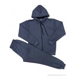 Спортивний костюм чоловічий Весна/осінь 250P синій (5 шт. р.сіткаM-3XL) "Verton" недорого оптом від прямого постачальника