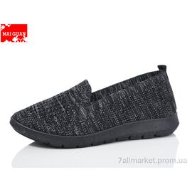 Сліпони жіночі тканинні Літо 520-1 (8 пар р.37-42) "Maiguan" недорого оптом від прямого постачальника
