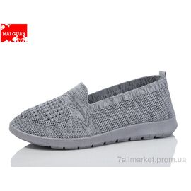 Сліпони жіночі тканинні Літо 520-2 (8 пар р.37-42) "Maiguan" недорого оптом від прямого постачальника