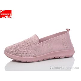 Сліпони жіночі тканинні Літо 521-8 (8 пар р.37-42) "Maiguan" недорого оптом від прямого постачальника