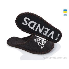 Тапки чоловічі домашні Весна/осінь 366M коричневий (9 пар р.40-45) "Active" недорого оптом від прямого постачальника