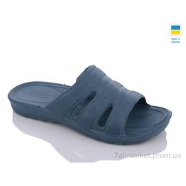 Шльопанці чоловічі пляжні Літо П15 синій (6 пар р.40-45) "Inblue" недорого оптом від прямого постачальника