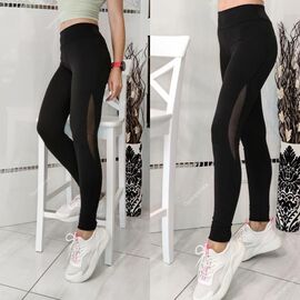 Лосини жіночі 52868 black р.S-XL "VICTORY" недорого оптом від прямого постачальника