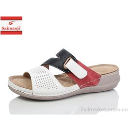 Шльопанці жіночі полегшені Літо A303-1 (8 пар р.37-42) "Saimaoji" недорого оптом від прямого постачальника