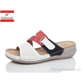 Шльопанці жіночі полегшені Літо A303-3 (8 пар р.37-42) "Saimaoji" недорого оптом від прямого постачальника