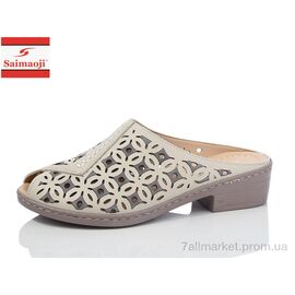 Шльопанці жіночі полегшені Літо A309-5 (8 пар р.37-42) "Saimaoji" недорого оптом від прямого постачальника