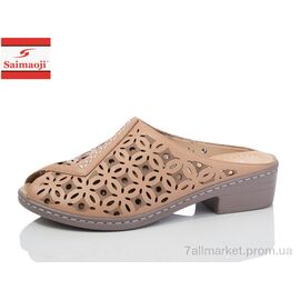 Шльопанці жіночі полегшені Літо A309-15 (8 пар р.37-42) "Saimaoji" недорого оптом від прямого постачальника