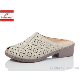 Шльопанці жіночі полегшені Літо A306-5 (8 пар р.37-42) "Saimaoji" недорого оптом від прямого постачальника