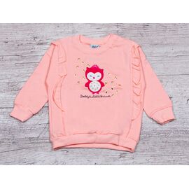 Фотография Свитшот детский на девочку 800 peach р.2-5 "Rain" недорого оптом от прямого поставщика