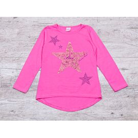 Фотография Свитшот детский на девочку 757 pink р.7-10 "Rain" недорого оптом от прямого поставщика