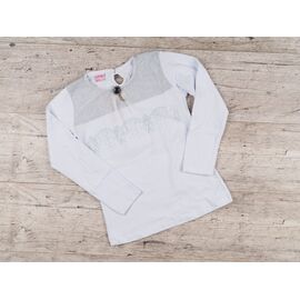 Фотография Свитер детский на девочку 717 white р.8-12 "Rain" недорого оптом от прямого поставщика