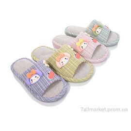 Фотография Тапки детские домашние Весна/осень WF113 mix (12 пар р.30-35) "Deshman" недорого оптом от прямого поставщика