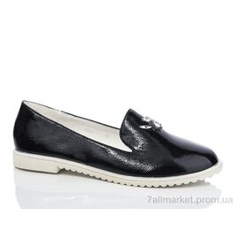 Туфлі жіночі стильні Весна/осінь A022-11 black (8 пар р.36-41) "RGP" недорого оптом від прямого постачальника