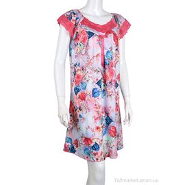 Фотография Ночная рубашка Лето N010-2 pink (5 шт. р.сетка XL-5XL) "Banko" недорого оптом от прямого поставщика