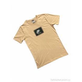 Футболка чоловіча Літо N000-Nk beige (5 шт. р.сіткаS-2XL) "Verton" недорого оптом від прямого постачальника