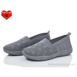 Сліпони жіночі тканинні Літо 321 (8 пар р.37-41) "Jiao Li Mei" недорого оптом від прямого постачальника