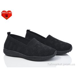 Сліпони жіночі тканинні Літо 321-1 (8 пар р.37-41) "Jiao Li Mei" недорого оптом від прямого постачальника