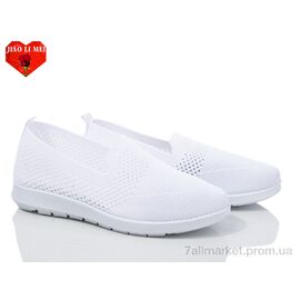 Сліпони жіночі тканинні Літо 317-2 (8 пар р.37-41) "Jiao Li Mei" недорого оптом від прямого постачальника