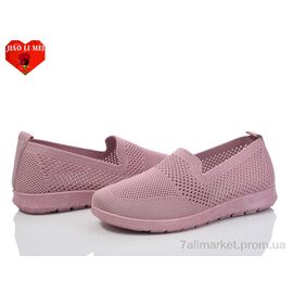Сліпони жіночі тканинні Літо 317-3 (8 пар р.37-41) "Jiao Li Mei" недорого оптом від прямого постачальника