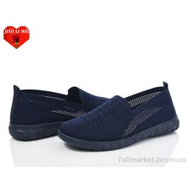 Сліпони жіночі тканинні Літо 311-6 (8 пар р.37-41) "Jiao Li Mei" недорого оптом від прямого постачальника