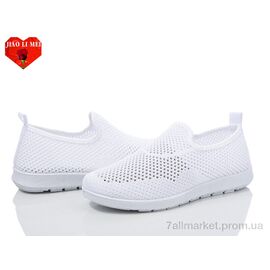 Сліпони жіночі тканинні Літо 316-2 (8 пар р.37-41) "Jiao Li Mei" недорого оптом від прямого постачальника