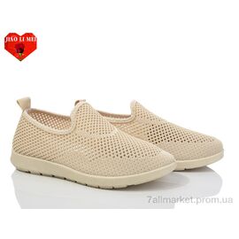 Сліпони жіночі тканинні Літо 316-5 (8 пар р.37-41) "Jiao Li Mei" недорого оптом від прямого постачальника