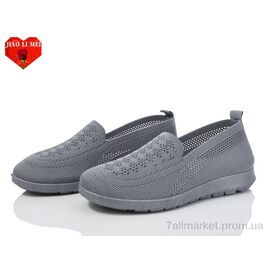 Сліпони жіночі тканинні Літо 318 (8 пар р.37-41) "Jiao Li Mei" недорого оптом від прямого постачальника