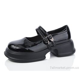 Фотография Туфли женские стильные Весна/осень Y010-1 (8 пар р.37-41) "Yimeili" недорого оптом от прямого поставщика