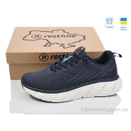 Кросівки чоловічі модні Весна/осінь EML25449 navy (8 пар р.40-45) "Restime" недорого оптом від прямого постачальника
