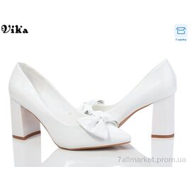 Туфлі жіночі стильні Весна/осінь LU46 white (8 пар р.35-40) "VIKA-Limani-LULU" недорого оптом від прямого постачальника