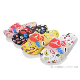 Шльопанці жіночі полегшені Літо 2088-23 mix (12 пар р.36-41) "M&L  Alex13" недорого оптом від прямого постачальника