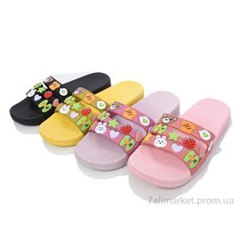 Шльопанці жіночі полегшені Літо B2058-2 mix (12 пар р.36-41) "M&L  Alex13" недорого оптом від прямого постачальника