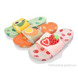 Шльопанці жіночі полегшені Літо 668-11 mix (12 пар р.36-41) "M&L  Alex13" недорого оптом від прямого постачальника