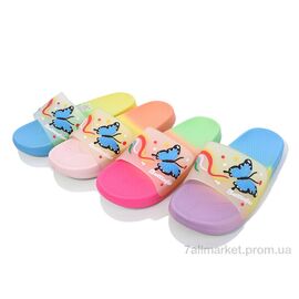 Шльопанці жіночі полегшені Літо 2088-24 mix (12 пар р.36-41) "M&L  Alex13" недорого оптом від прямого постачальника