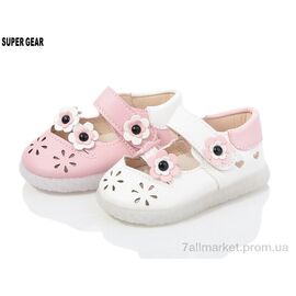 Босоніжки дитячі літні Весна/осінь C6698 mix (10 пар р.15-19) "Super Gear" недорого оптом від прямого постачальника