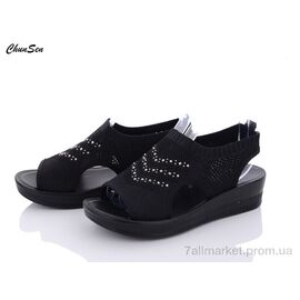 Фотография Босоножки женские летние Лето D15-1 (8 пар р.36-41) "Chunsen" недорого оптом от прямого поставщика