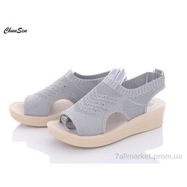 Фотография Босоножки женские летние Лето D15-2 (8 пар р.36-41) "Chunsen" недорого оптом от прямого поставщика