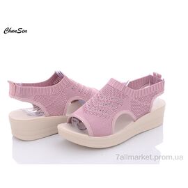 Фотография Босоножки женские летние Лето D15-6 (8 пар р.36-41) "Chunsen" недорого оптом от прямого поставщика