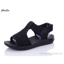 Фотография Босоножки женские летние Лето D02-1 (8 пар р.37-43) "Chunsen" недорого оптом от прямого поставщика