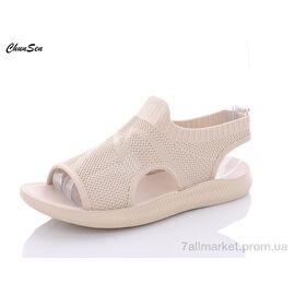 Фотография Босоножки женские летние Лето D12-7 (8 пар р.37-42) "Chunsen" недорого оптом от прямого поставщика