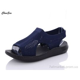 Фотография Босоножки женские летние Лето D07-11 (8 пар р.37-43) "Chunsen" недорого оптом от прямого поставщика