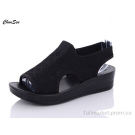 Фотография Босоножки женские летние Лето D16-1 (8 пар р.36-41) "Chunsen" недорого оптом от прямого поставщика