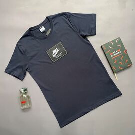 Футболка чоловіча N000 navy р.S-2XL "Verton" недорого оптом від прямого постачальника