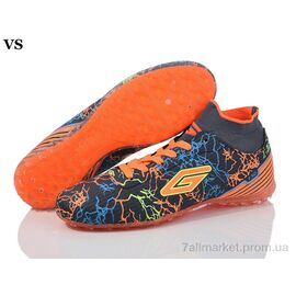 Футбольне взуття чоловічі Весна/осінь Dugana 006 black-orange (40-44) (8 пар р.40-44) "VS" недорого оптом від прямого постачальника