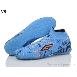 Футбольне взуття чоловічі Весна/осінь Dugana 0015 blue-orange (40-44) (8 пар р.40-44) "VS" недорого оптом від прямого постачальника